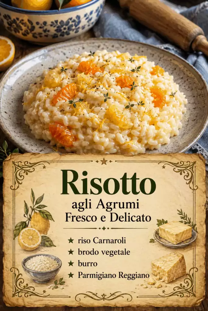Risotto agli Agrumi Fresco e Delicato