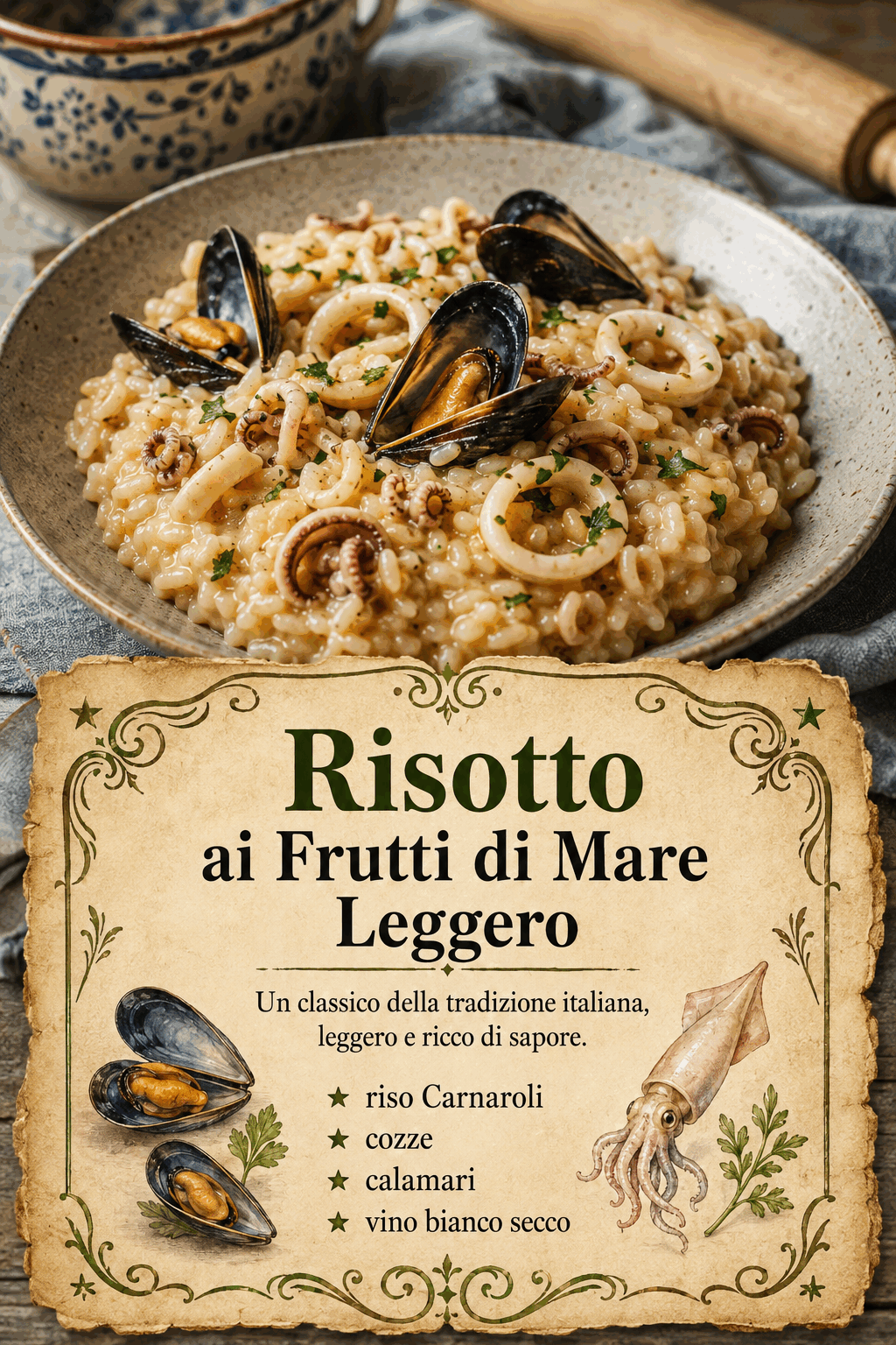 Risotto ai Frutti di Mare Leggero