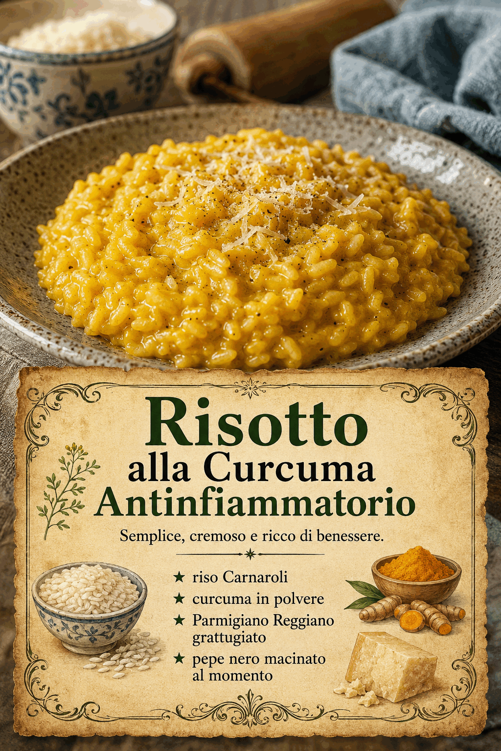 Risotto alla Curcuma Antinfiammatorio