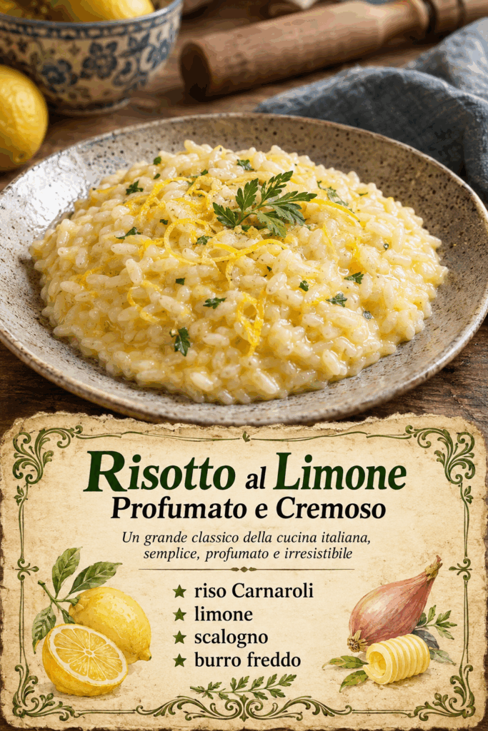 Risotto al Limone Profumato e Cremoso