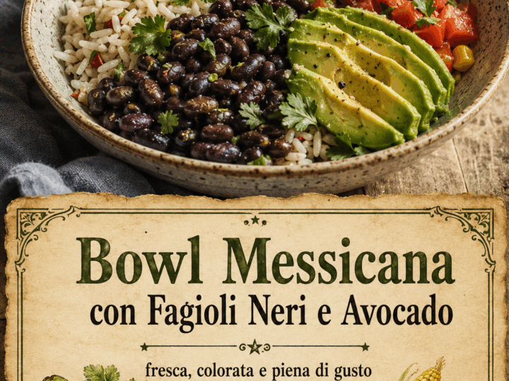 Bowl Messicana con Fagioli Neri e Avocado