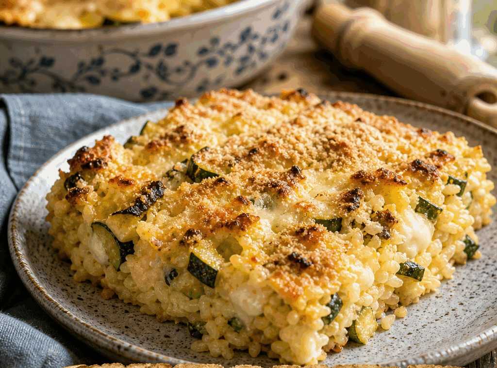Riso al Forno con Verdure Gratinate
