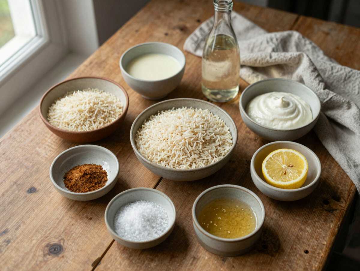 Gli ingredienti per Riso al Latte Light per la Colazione