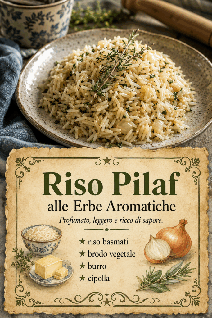 Riso Pilaf alle Erbe Aromatiche