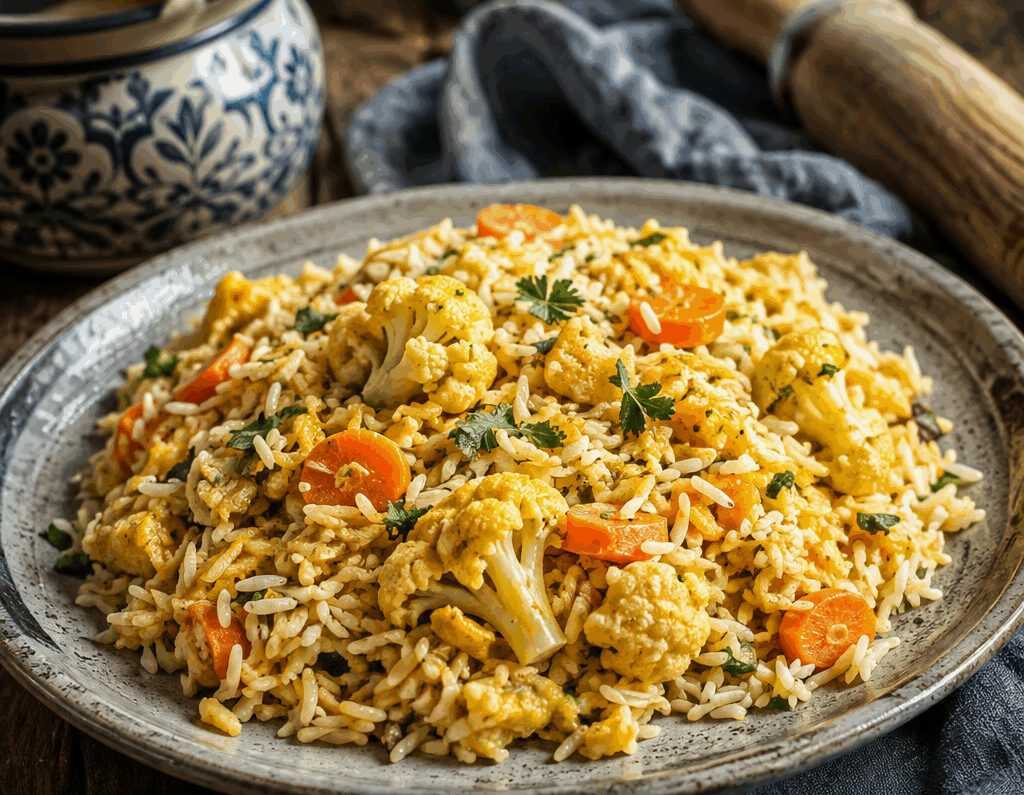 Riso Basmati con Curry di Verdure