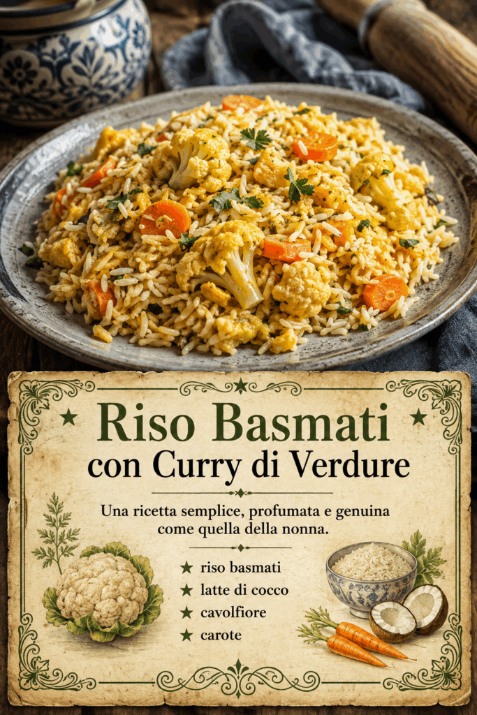 Riso Basmati con Curry di Verdure