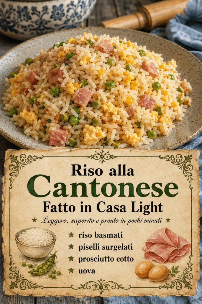 Riso alla Cantonese Fatto in Casa Light