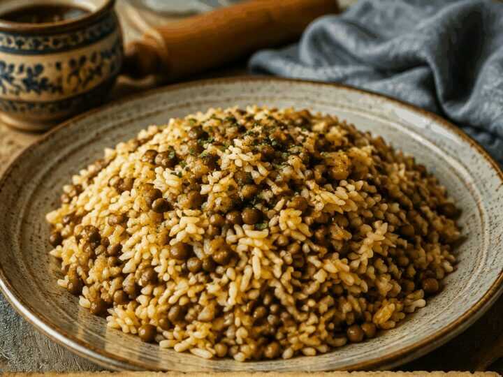 Riso e Lenticchie Speziato all’Orientale