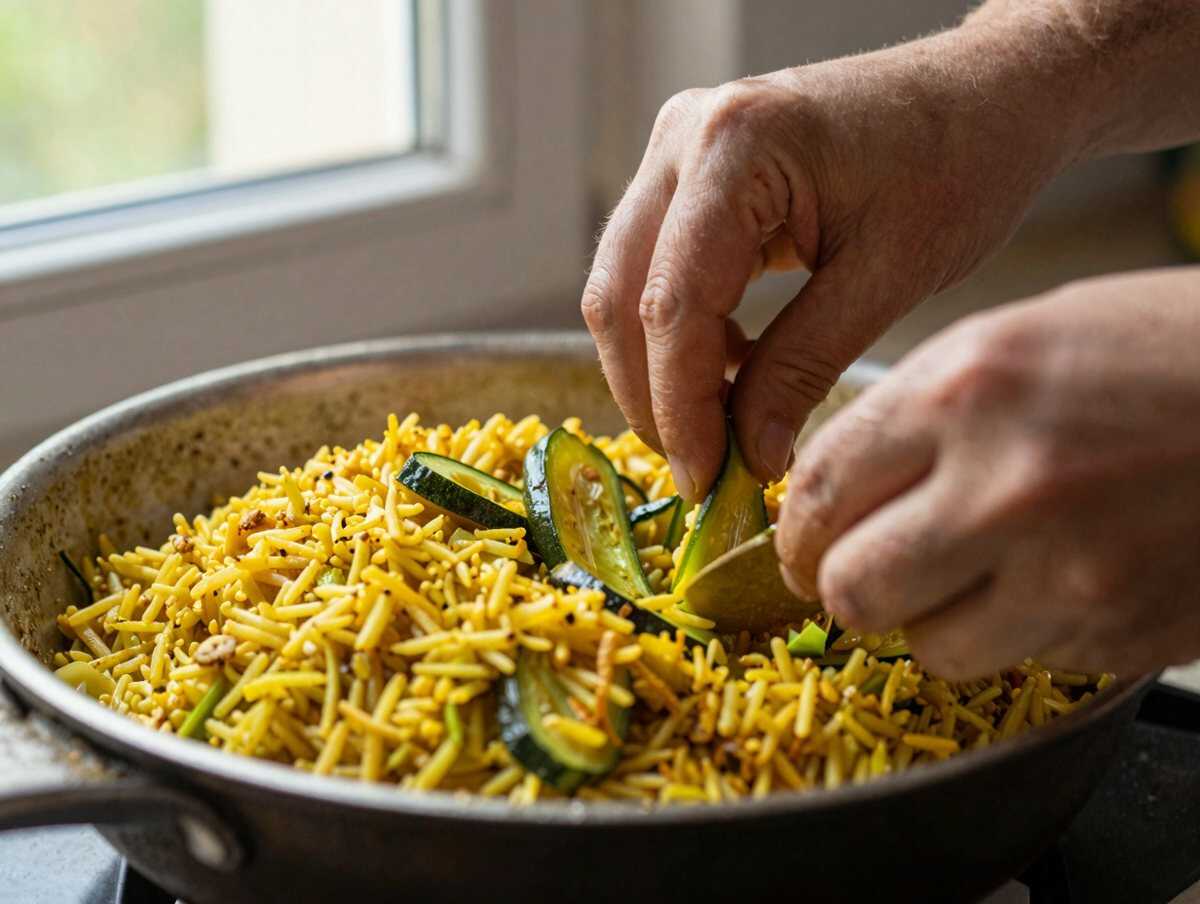 Insaporire con la curcuma — Riso Integrale con Zucchine e Curcuma