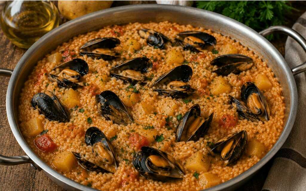 Riso, patate e cozze alla barese – Puglia