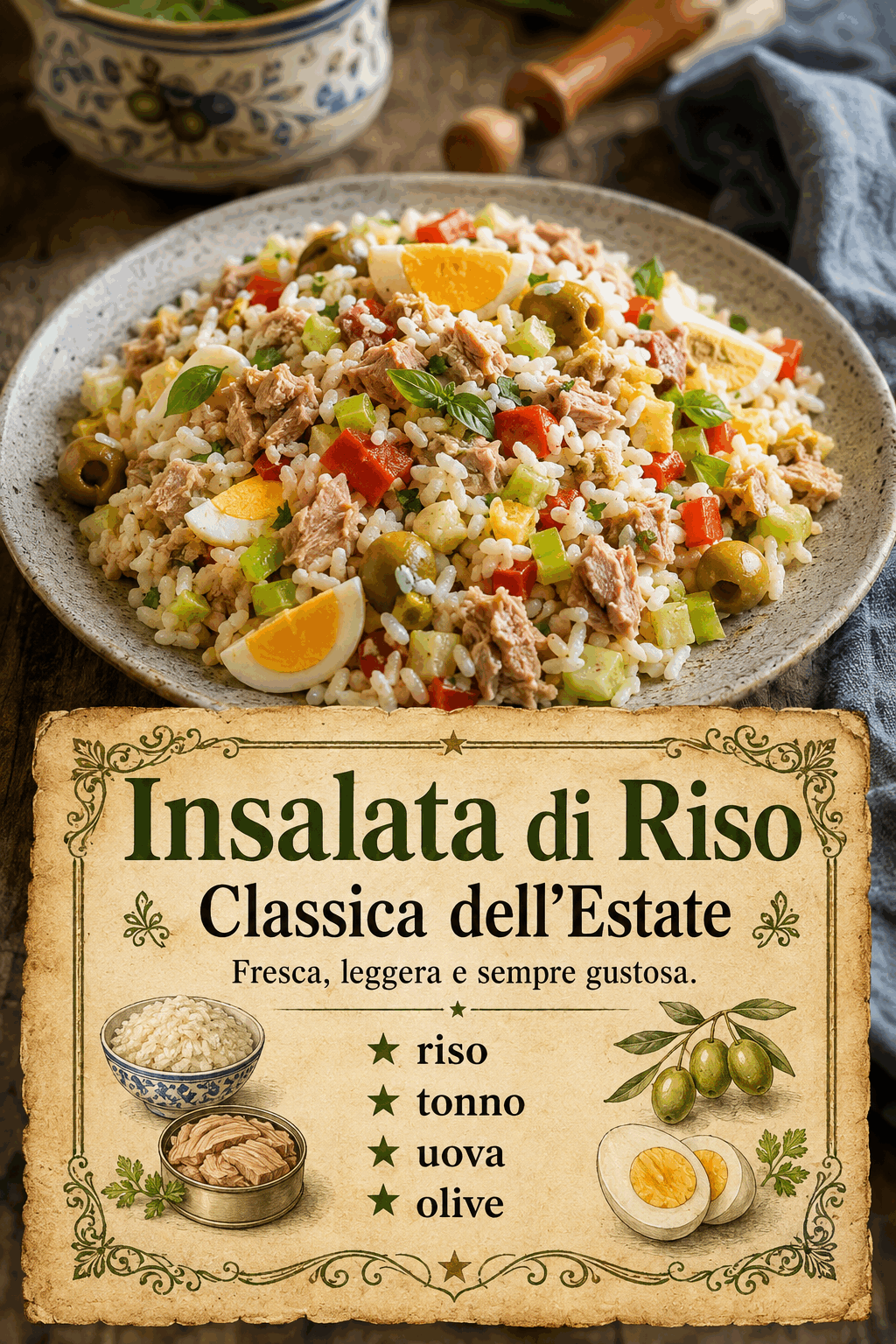 Insalata di Riso Classica dell’Estate