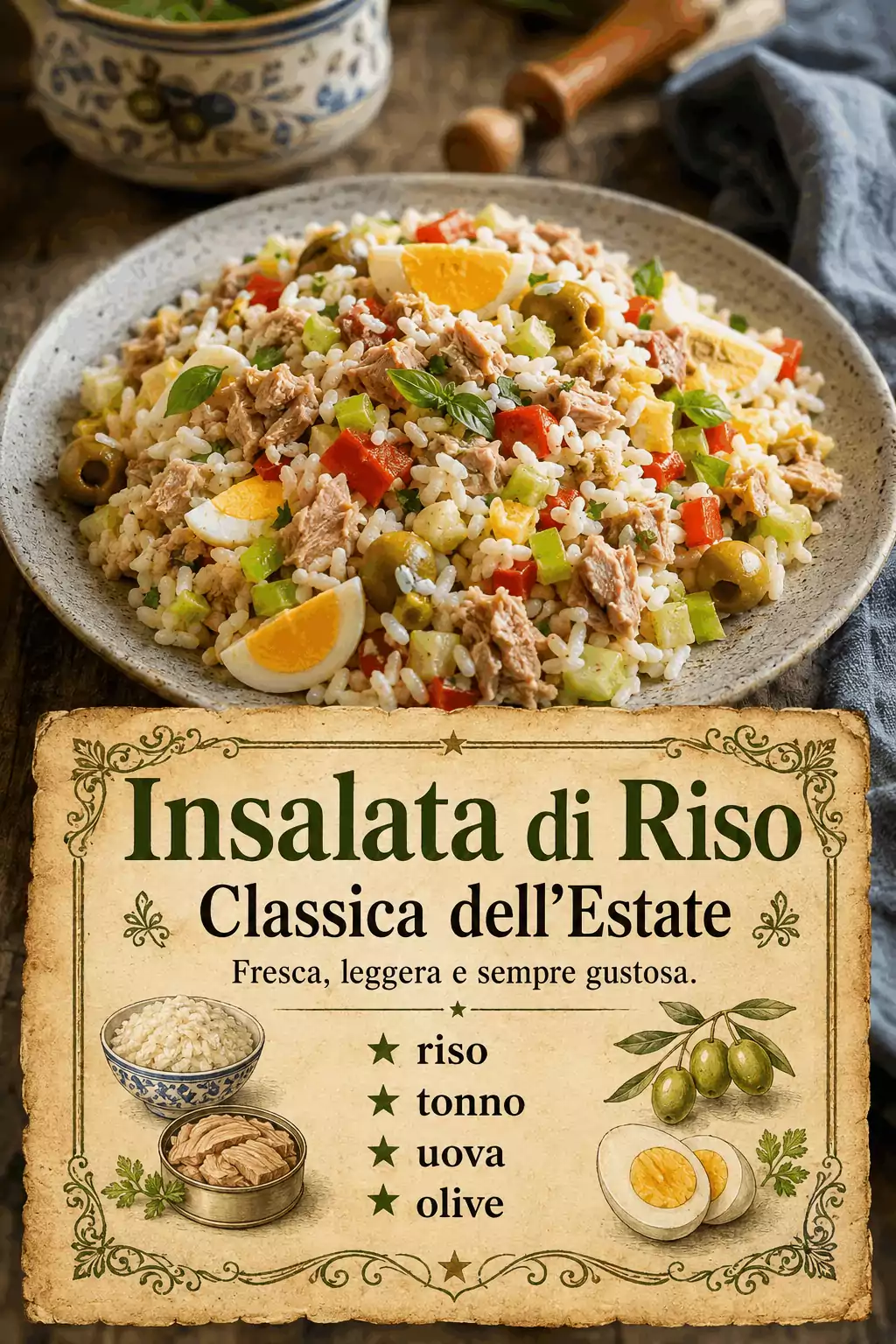 Insalata di Riso Classica dell’Estate