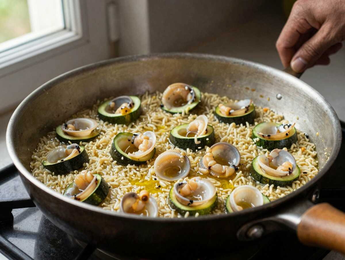 3. Cuocere i gamberi — Riso Venere con Gamberi e Zucchine: la Ricetta Elegante e Leggera Perfetta per Ogni Stagione