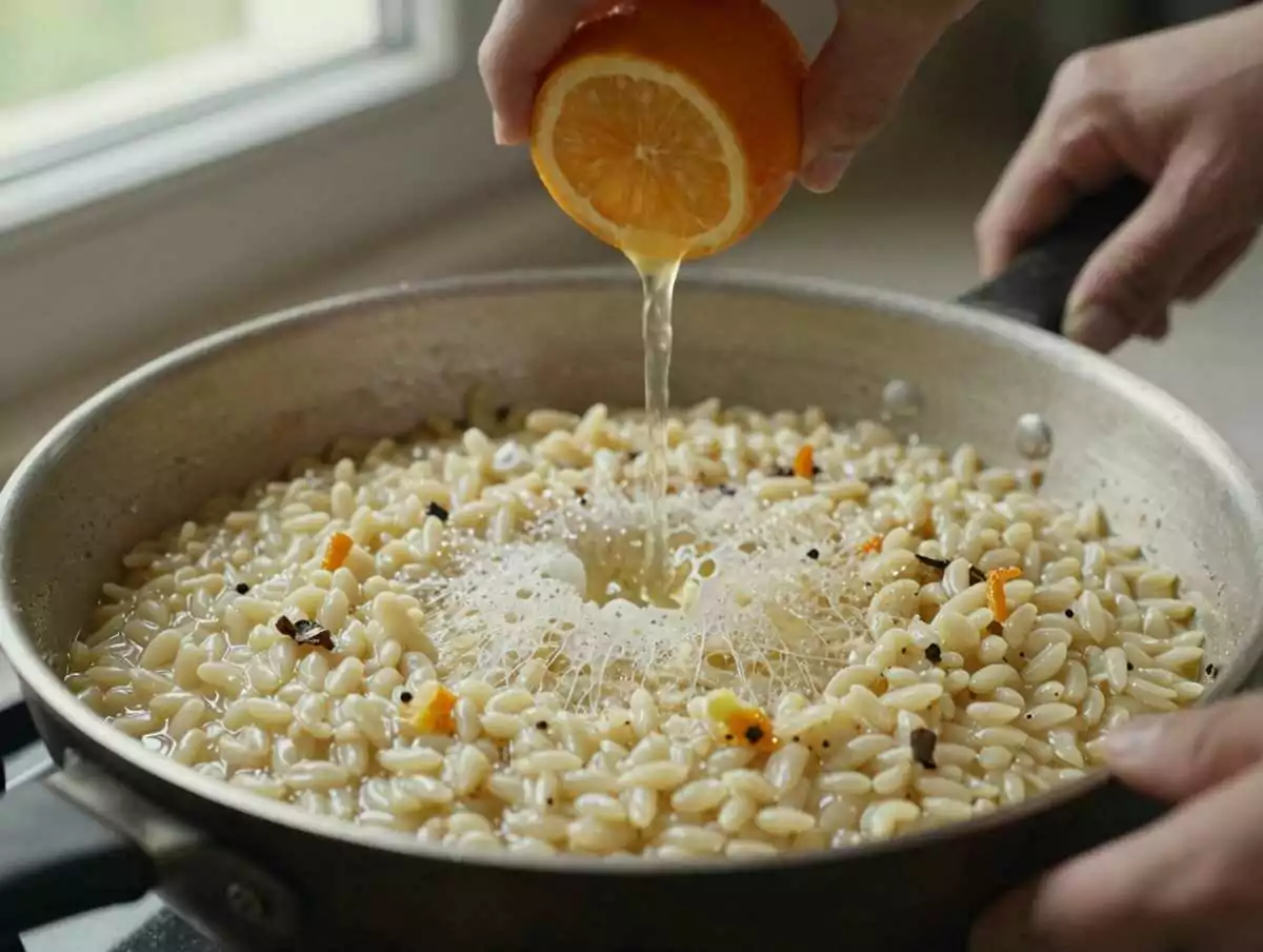 Cuoci il risotto — Risotto agli Agrumi Fresco e Delicato