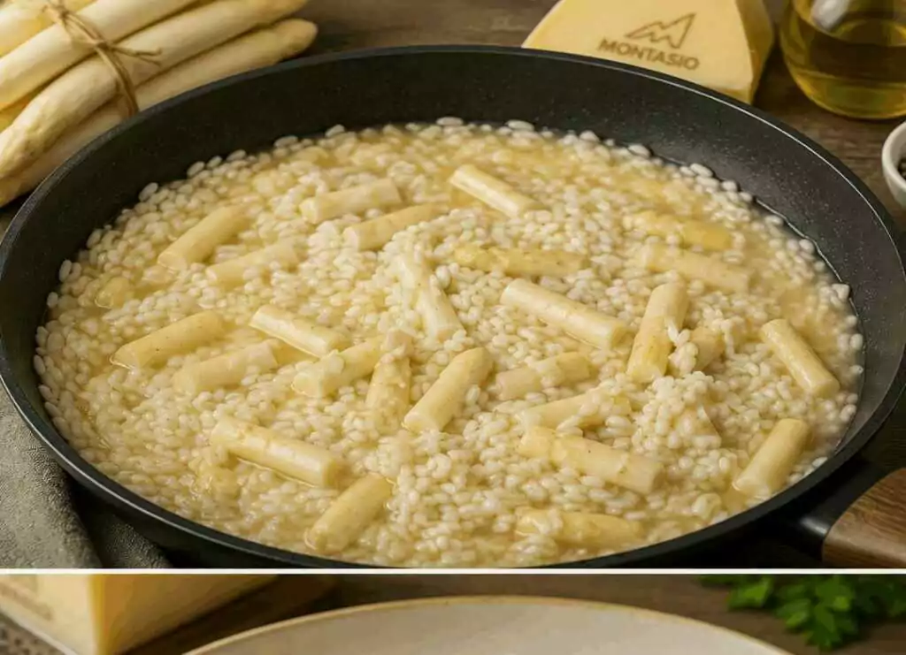 Risotto agli asparagi bianchi e Montasio – Friuli Venezia Giulia