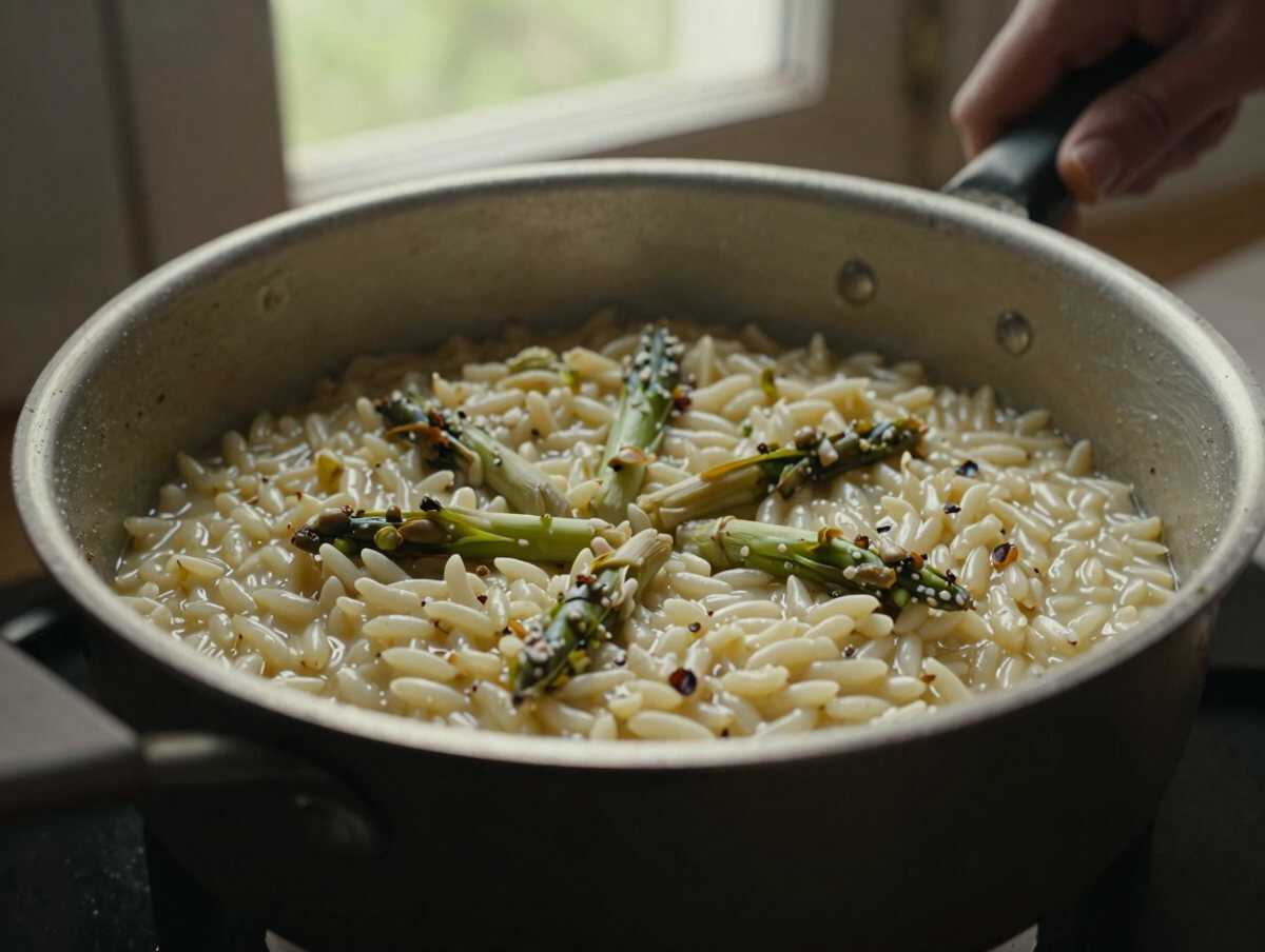 Tostate il riso — Risotto agli Asparagi Cremoso e Leggero