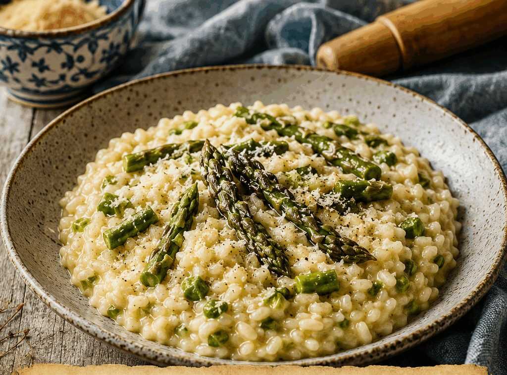 Risotto agli Asparagi Cremoso e Leggero
