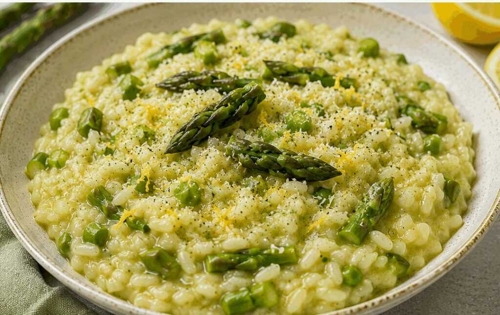 Risotto agli Asparagi e Limone: un Primo Piatto Cremoso, Fresco ed Elegante