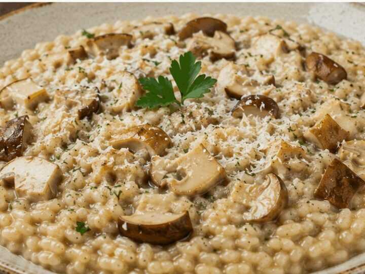Risotto ai Funghi Porcini della Valtellina – Lombardia