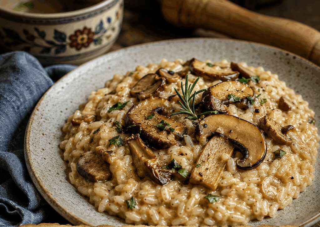 Risotto ai Funghi Porcini Mantecato Light