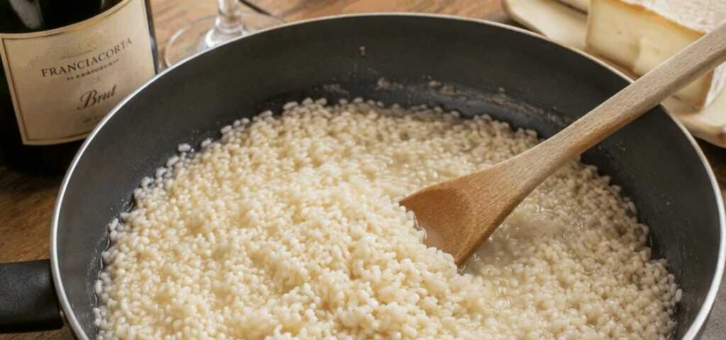 Risotto al Franciacorta e Taleggio – Lombardia