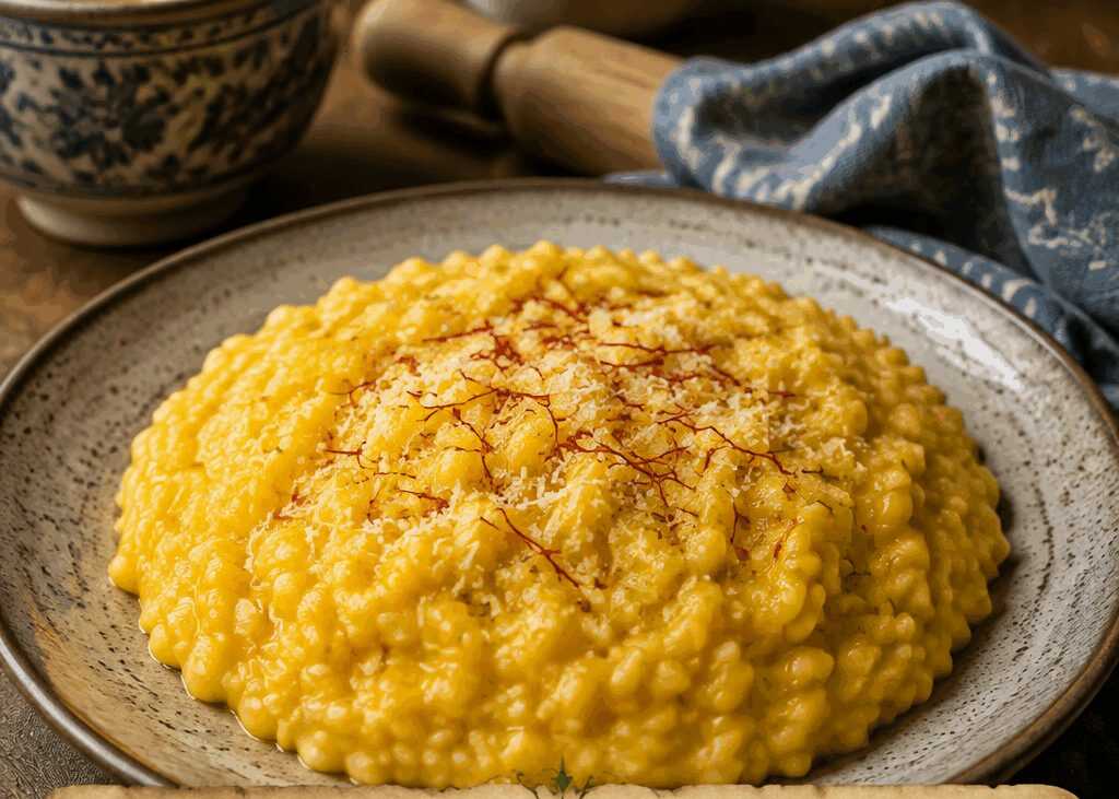 Risotto alla Milanese Leggero allo Zafferano