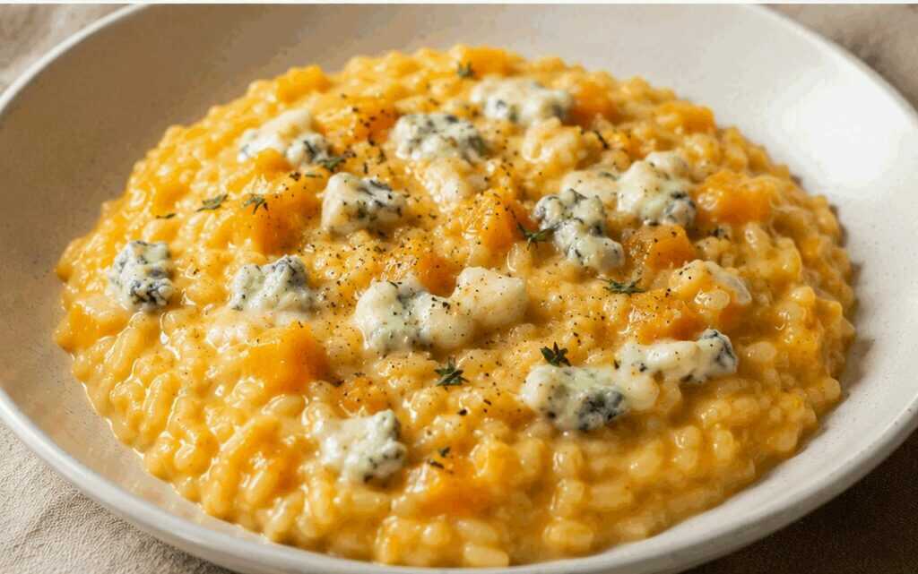 Risotto alla Zucca e Gorgonzola