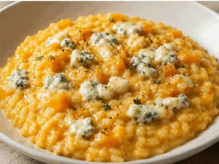 Risotto alla Zucca e Gorgonzola