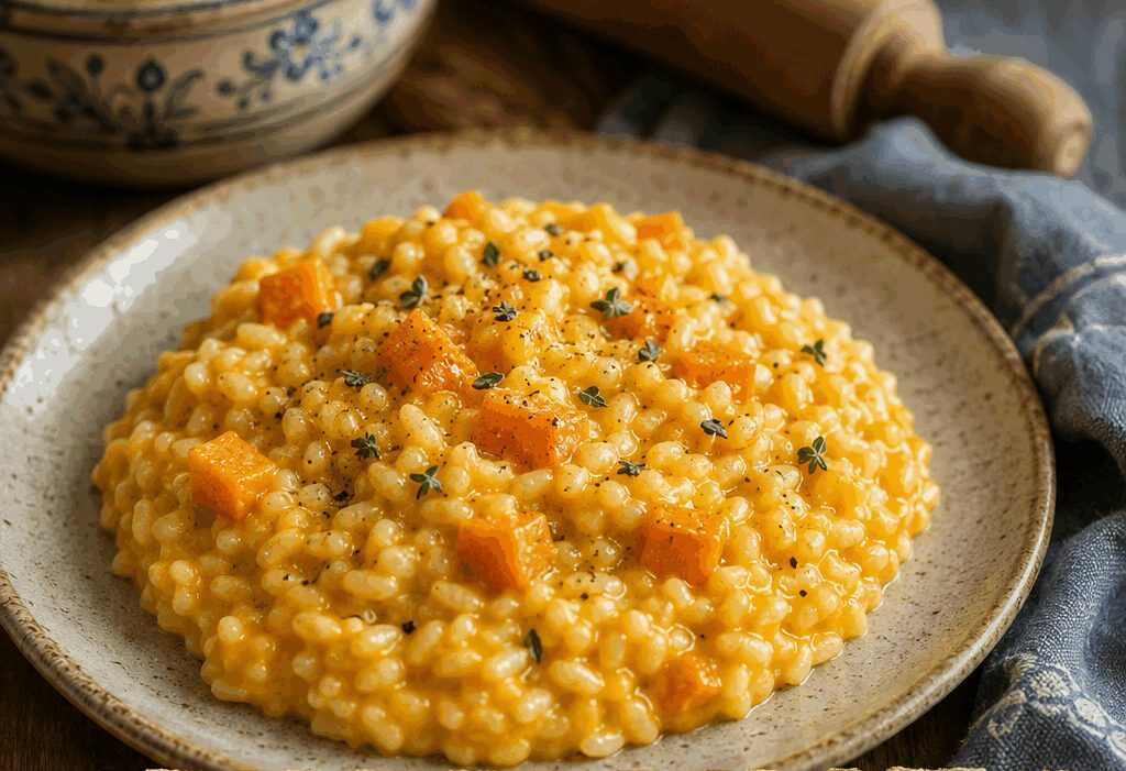 Risotto alla Zucca Senza Burro