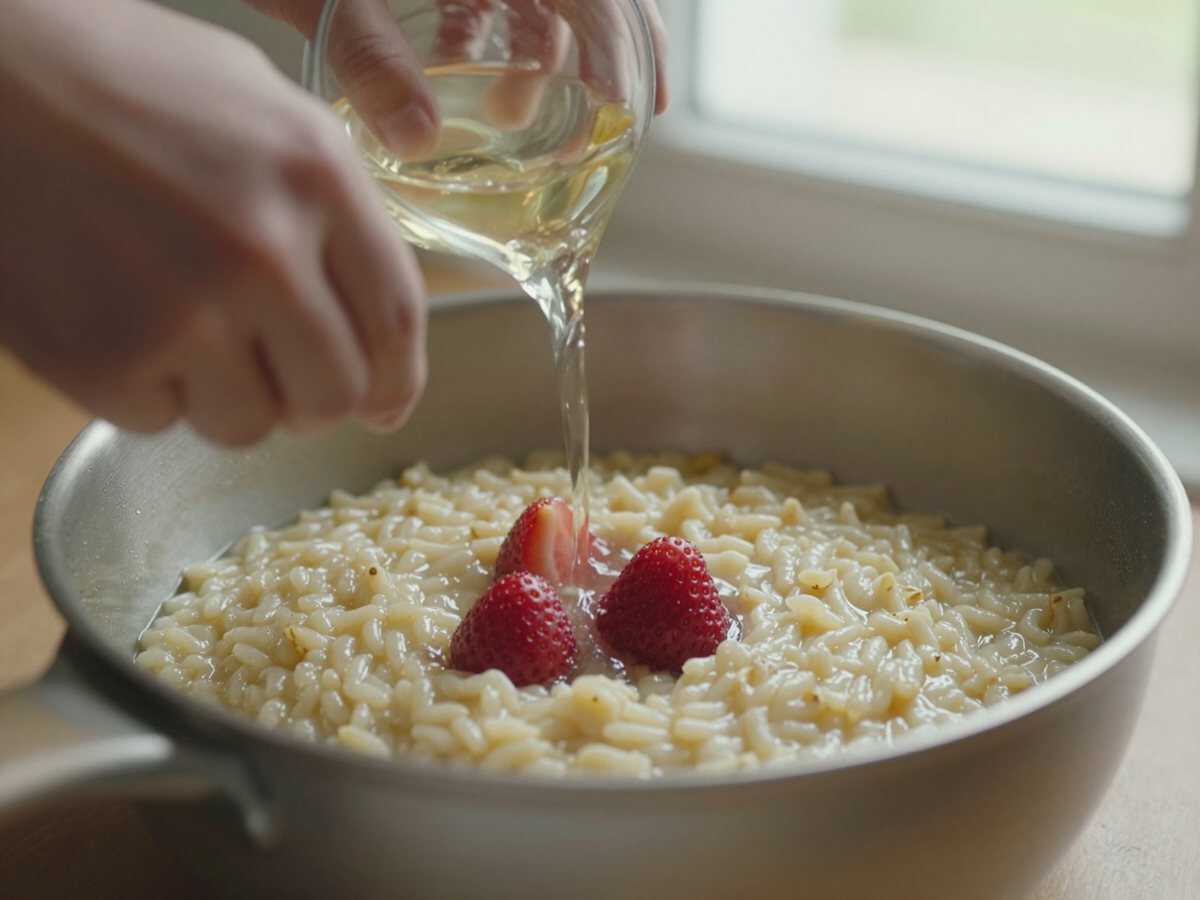 Sfuma e cuoci — Risotto alle Fragole Cremoso