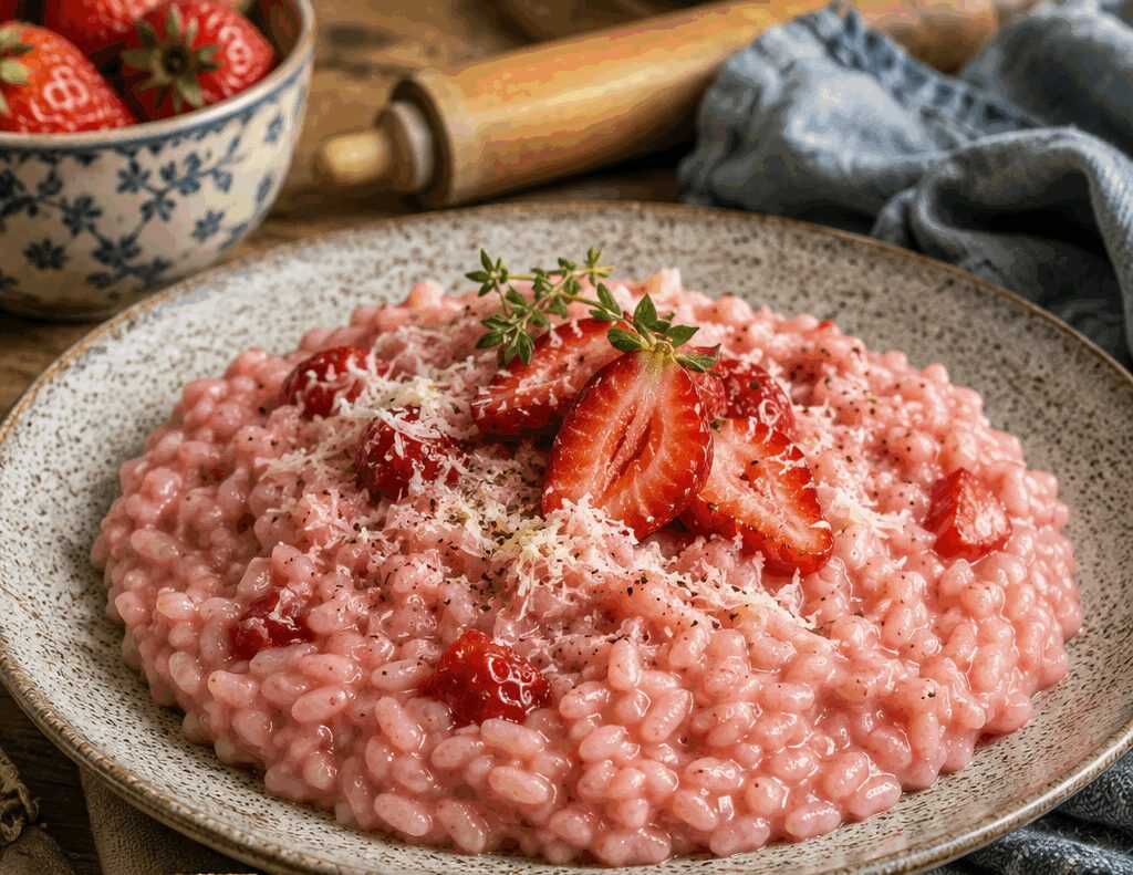 Risotto alle Fragole Cremoso