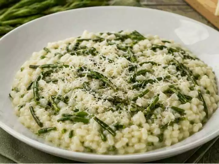 Risotto con bruscandoli