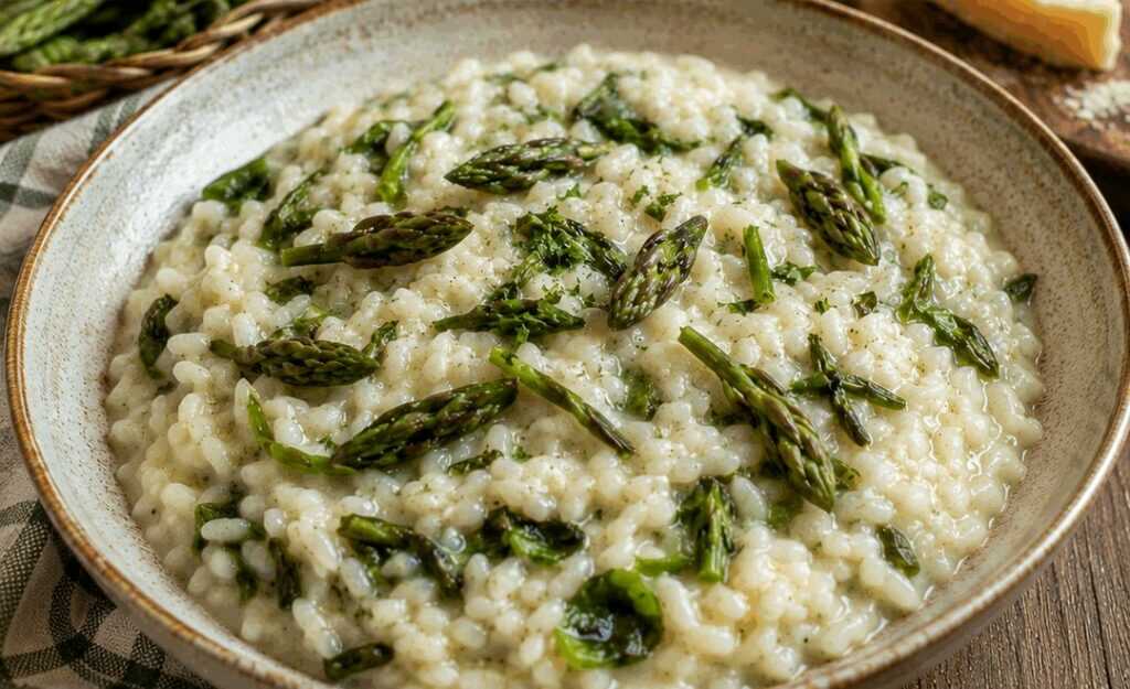 Risotto con bruscandoli alla veneta