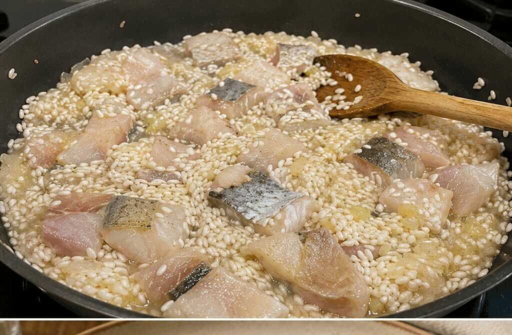 Risotto con la tinca del Lago di Garda (Lombardia)
