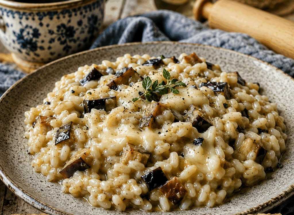 Risotto Melanzane e Provola Affumicata Light