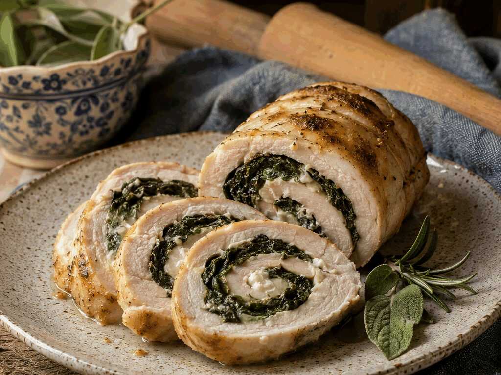 Rollè di Tacchino con Ripieno Leggero
