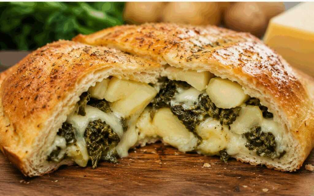 Rustico campano con friarielli, patate e Provolone del Monaco