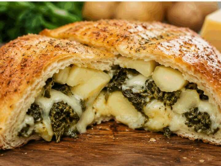 Rustico campano con friarielli, patate e Provolone del Monaco