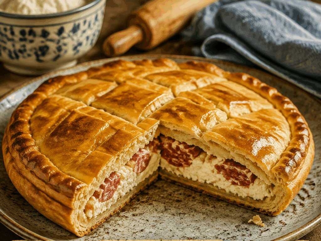 Rustico napoletano con salame e ricotta: la ricetta che tutte le mamme si stanno passando