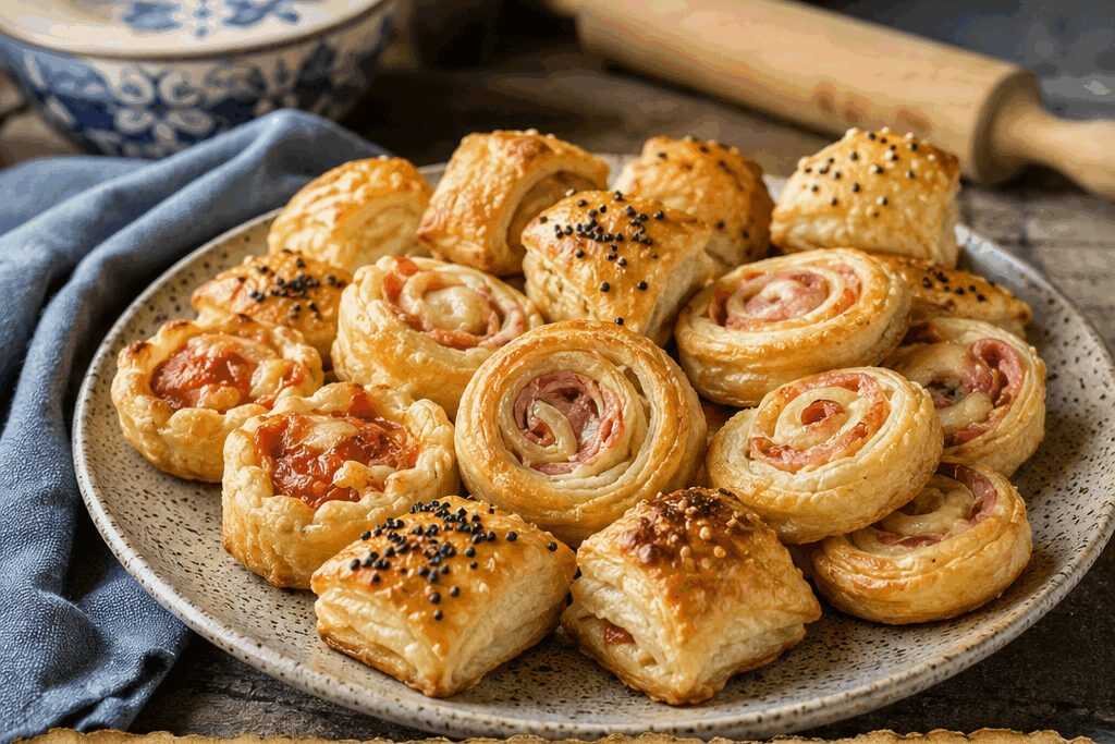 Salatini di sfoglia misti per il buffet, il classico del buffet che funziona sempre