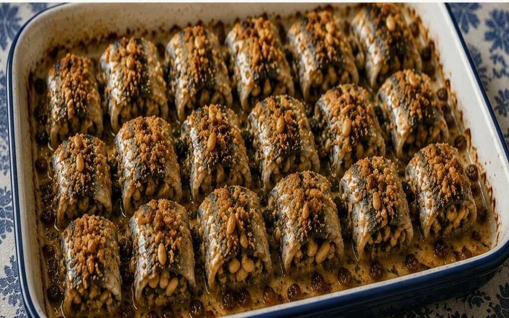Sarde a beccafico alla palermitana (Sicilia)