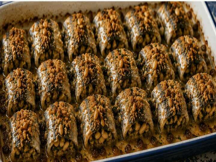 Sarde a beccafico alla palermitana (Sicilia)