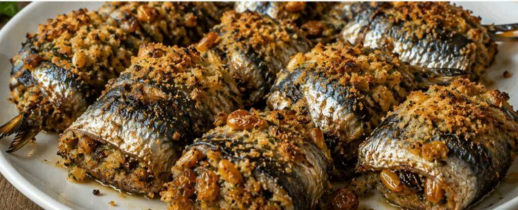 Sarde a Beccafico alla Palermitana – Sicilia