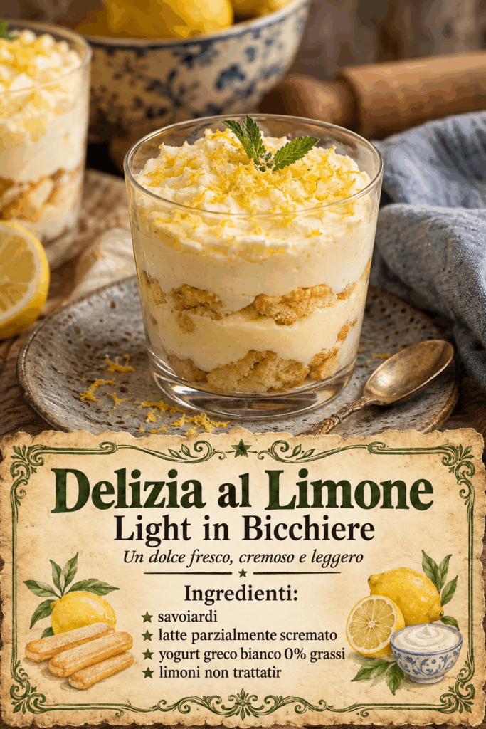 Delizia al Limone Light in Bicchiere