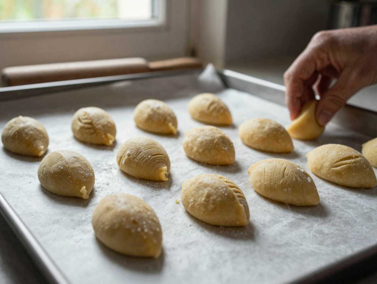 Forma le schiacciatine — Schiacciatine toscane all’olio, il finger food che svuota il vassoio in un lampo