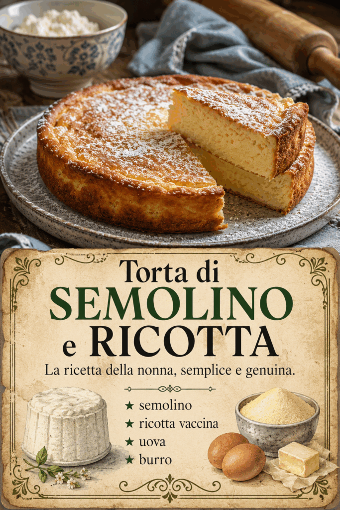 Torta di Semolino e Ricotta