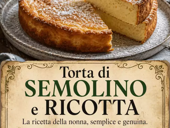 Torta di Semolino e Ricotta