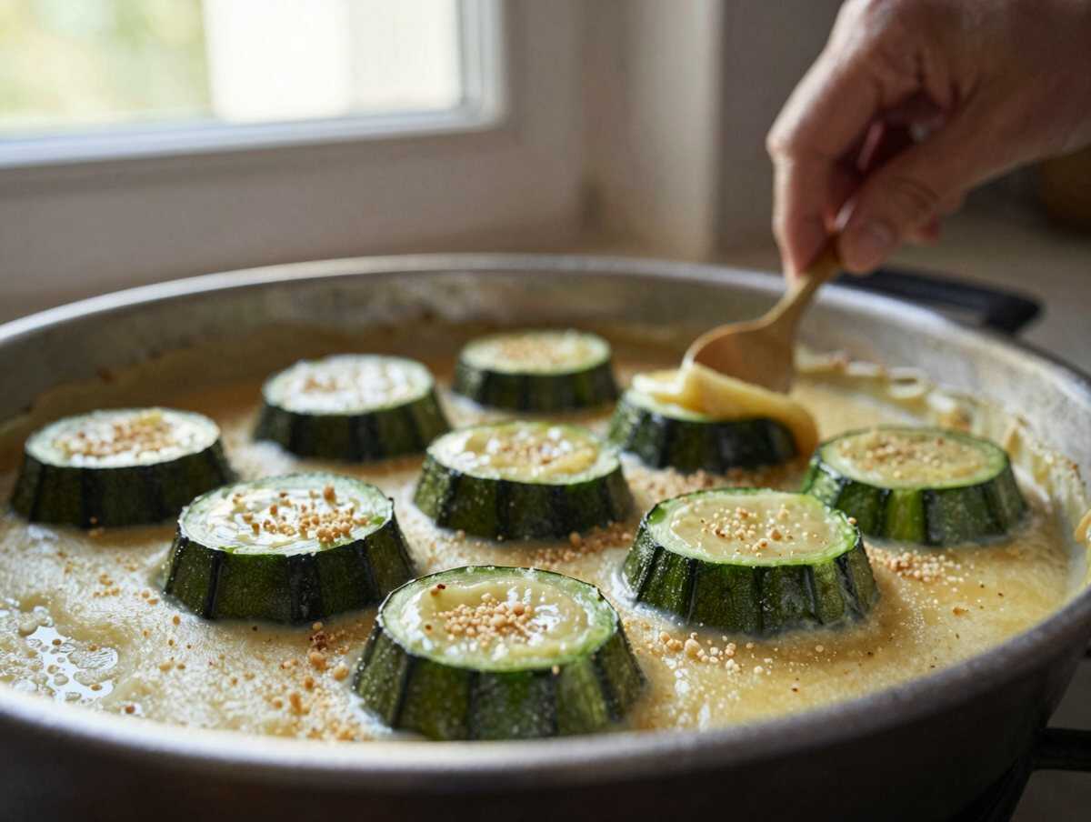 3. Preparare gli stampini — Sformatini di Zucchine al Parmigiano: la Ricetta Soffice e Saporita Ideale per Ogni Occasione