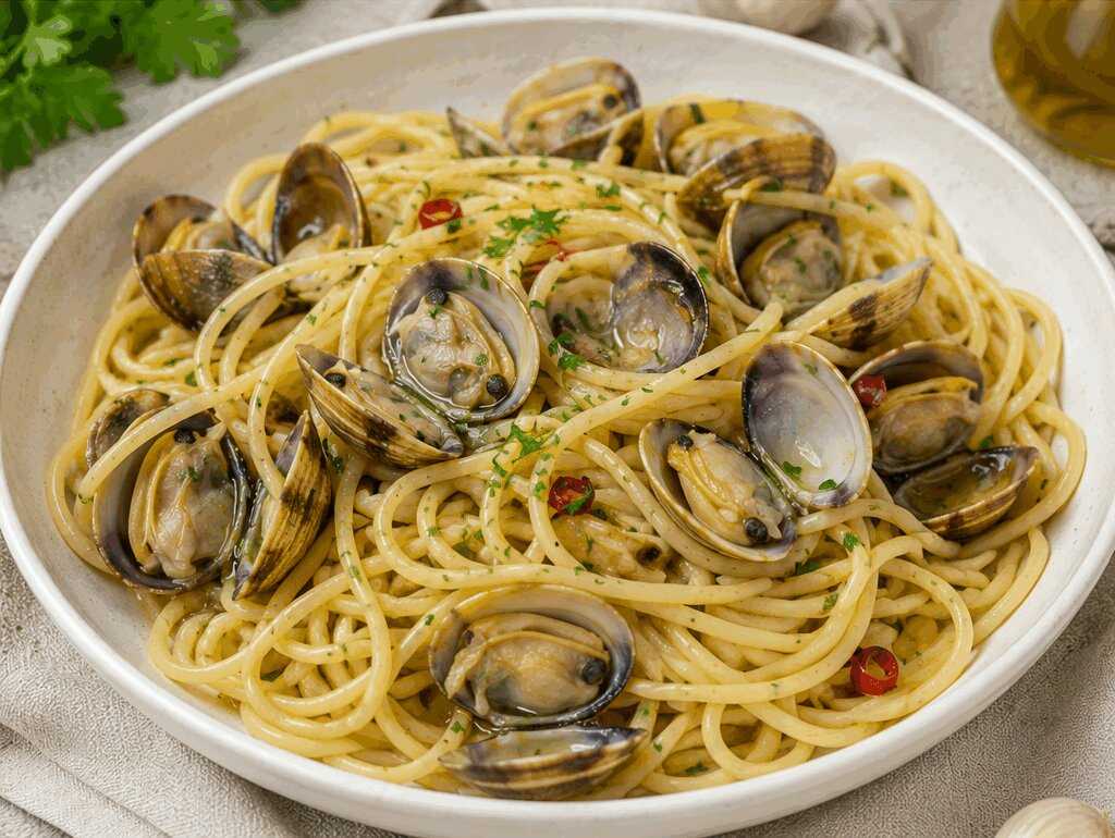 Spaghetti alle Vongole Veraci: la Ricetta Tradizionale di Mare Semplice ed Elegante