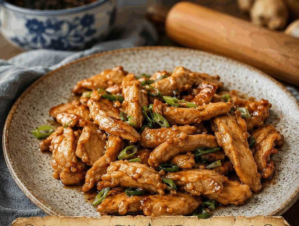 Straccetti di Pollo Zenzero e Soia